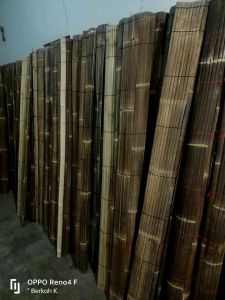 Tirai Bambu Kulit Wulung Krey Bambu L15m T2m + Katrol