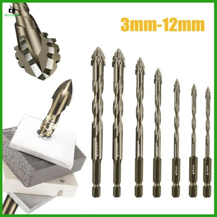 HI FRIENDS Bốn cạnh Mũi khoan lệch tâm Độ cứng cao Răng cưa Bộ mũi ...