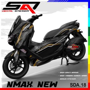 Decal Sticker Custoom Full Body NMAX NEW 2020-2023 Decal Stiker Variasi Motor NMAX NEW SDA.18