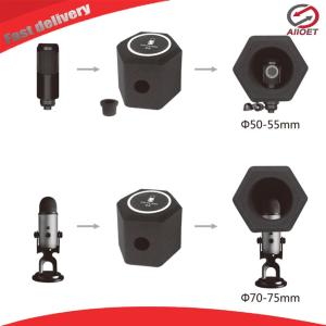 【Alloet】 Universal Microphone Wind Screen for Studio and Live Performances C2 Studio Mic Cover Noise Cancelling Microphone Accessory