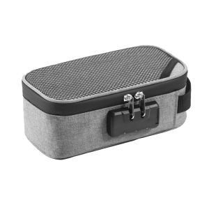 JPTD Combination Lock Smell Proof Bag Portable Waterproof Big Odor Proof Pouch Premium Smooth zipper Odorless Storage Case Friend
