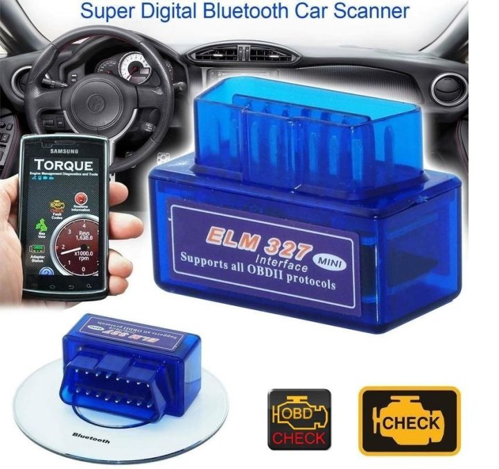 OBD2 ELM327 V2.1 ใหม่ สมาร์ทเกจ Smart Gauge เกจวัดรถยนต์ อ่าน ลบ โค๊ด เกจวัด เครื่องสแกนรถยนต์ OBD scanner