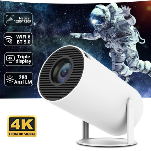 HY300 Pro 4K Android 11 Dual Wifi6 280ANSI Allwinner H713 BT5.0 1080P 1280*720P Home Cinema Outdoor Projetor