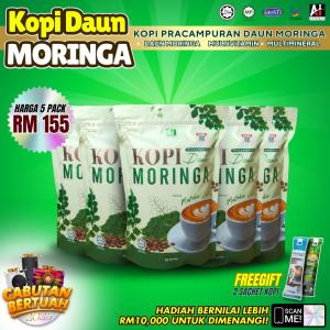 ( Free Shipping + Freegift ) 5 Pek Kopi Moringa by AI Global Resources
