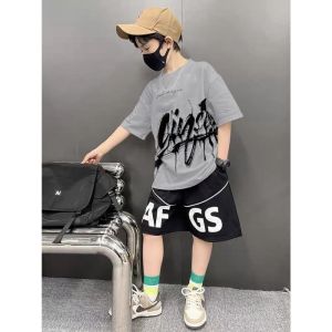 Baju Setelan Anak Laki Usia 4 - 11 Tahun Set 2in1 Casual Trendy Afgas