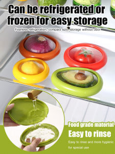 Silicone Mini Crisper Sealed Fruit Crisper Refrigerator Storage