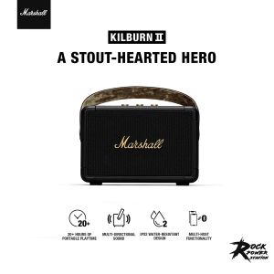 Marshall Kilburn II Bluetooth - 1 year warranty + Free shipping (bluetooth speaker portable speaker portable bluetooth speaker portable wireless bluetooth speaker speaker bluetooth)