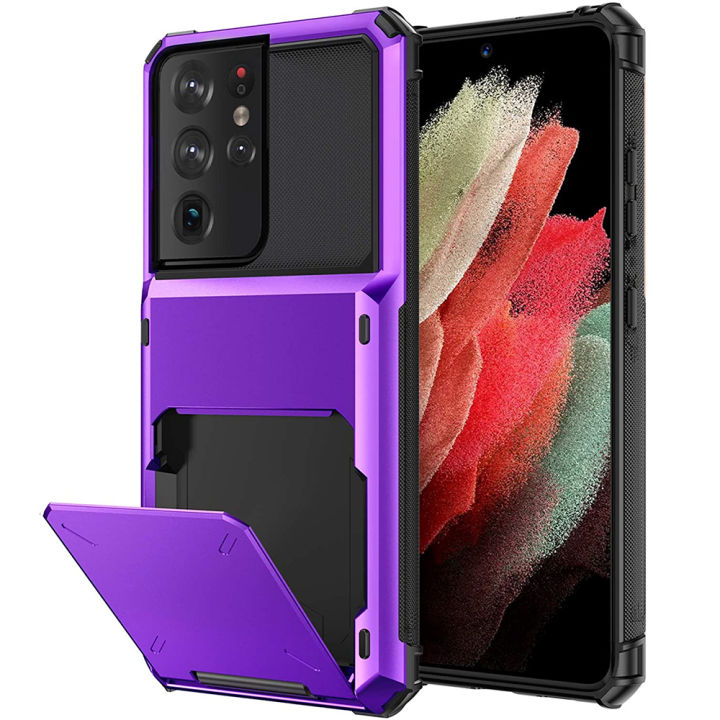 Card Holder S21 Ultra Bumper Only Samsung Galaxy S21 Ultra Gel