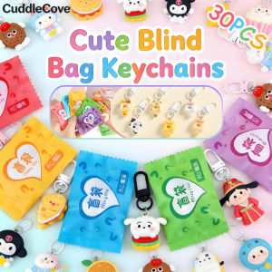 Mini Keychain Pendant Set Cartoon Charm Assorted Designs Blind Pack Gift Idea Party Favor Bag Accessory