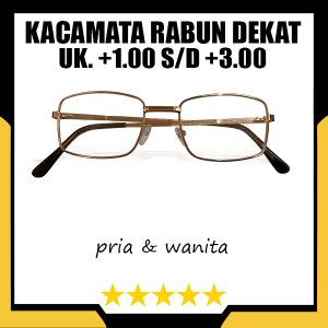 KACAMATA TERBARU KACAMATA RABUN DEKAT FRAME GOLD PRIA DAN WANITA +1.00 SAMPAI +3.00 KACAMATA FULL PLUS