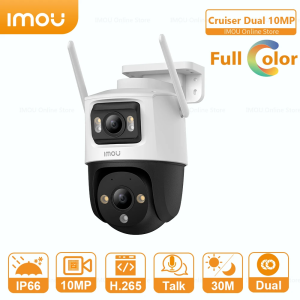 Imou Cruiser Dual Lens 10MP (5+5MP) กล้องวงจรปิดภาพสี คมชัด กล้อง 2ตัว เลนคู่ 5ล้าน + 5ล้าน