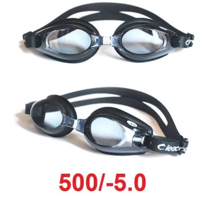 XX0 / -X.X Prescription Swimming Goggles Power Degree myopia anti fog short sighted google swimwear glasses