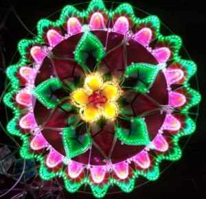 Christmas Lantern Parol Tala Poinsettia 14 and 20 inches LED lights Decoration/Capiz Parol/Santa Claus/Pasko