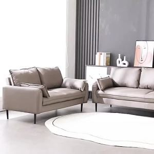 Nordic style modern  technology cloth sofa living room double technology cloth  clothing store apartment sofa