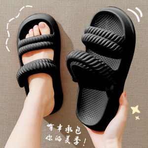 [Free Shipping] Womens summer sandals new style thick-soled fashionable versatile suitable for both indoor and outdoor wear soft-soled non-slip slippers