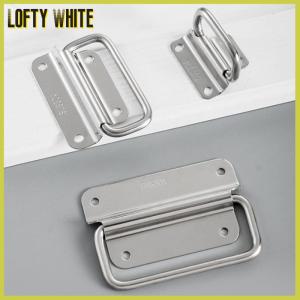 Lofty White ตู้ลิ้นชักสแตนเลสตู้เสื้อผ้าแบบพับได้อุปกรณ์เฟอร์นิเจอร์เนื้อแข็งติดตั้งง่าย