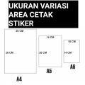 STICKER SABLON SETRIKA. 