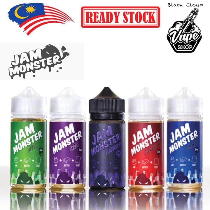 Vaper Smoking 100ml Jam Monster Freebase Branded Vape Juice Vape Flavor