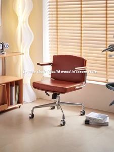 Solid wood r computer chair home lift office chair swivel chair sedentary study study desk chair bedroom chair