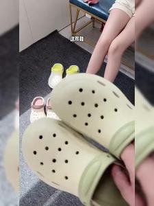 [Free Shipping] WomenS Summer Outdoor Anti-Slip Clogs With Arch Support Suitable For Both Men And Women Dual-Use For Home And Beach Closed-Toe Thick-Soled Slippers
