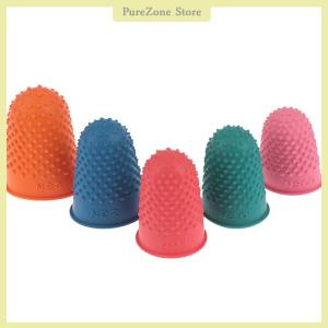 [PureZone] 5 cái đếm nón cao su thimble bảo vệ may quilter đầu ngón tay thủ công