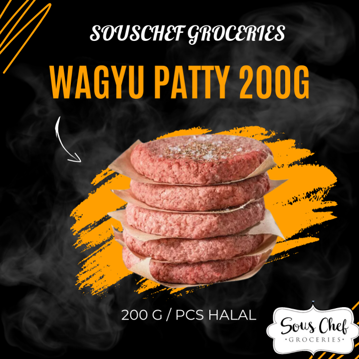 FROZEN WAGYU BEEF PATTY 200G/PCS | Lazada Singapore
