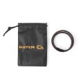 Guteninc - Gelang Kulit Two Layer Black Guten Bracelet. 