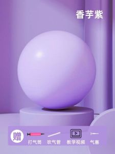 Thickened Pilates Ball Sports Gym Leg Press Ball Honeywaist Toned Butt Ball Fitness Equipment Postpartum Core Recovery Yoga Ball 瑜伽球普拉提小球