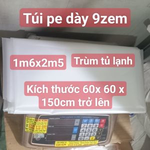 Túi ni lông khổ lớn 2M4X 2M41M5 X 2M5 1M9X2M6 2M2X3M trùm xe máy bọc nệm lớn chống ngập nướctrùm cây cảnh trùm tủ lạnh dẻo dày 9zem không quai