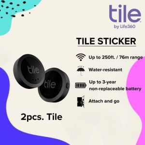 Tile Sticker 2pcs The small tracker for IOS and android user (GPS Tracker)