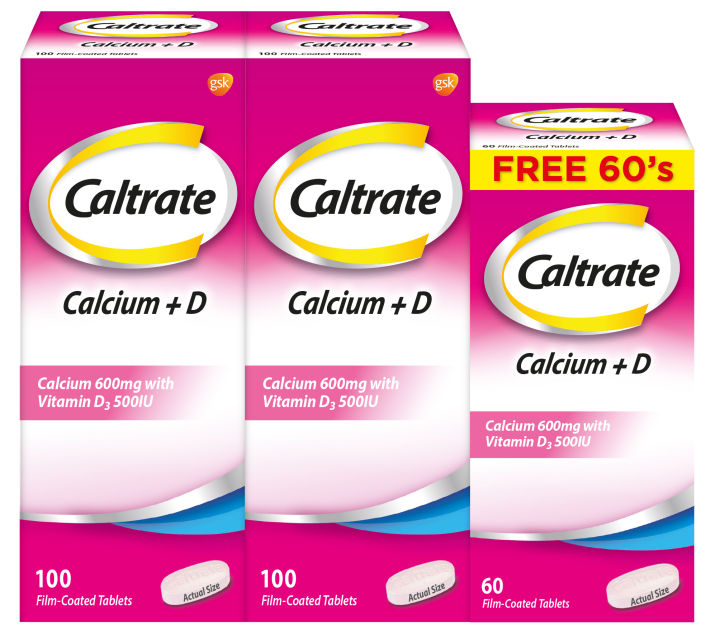 Caltrate 600 D Tablets 60s 100s 2x100s Calcium 600mg