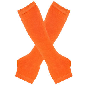 1 Pair Of Soft Elastic Wrist Knitted Fingerless Half-finger Wrist Sleeves Warm arm Knitted Gloves