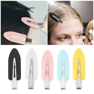 Lẻ 1 cái | KẸP HÌNH CHIẾC LÁ MÀU TRƠN PHỐI KIM LOẠI SHOP BEECOW