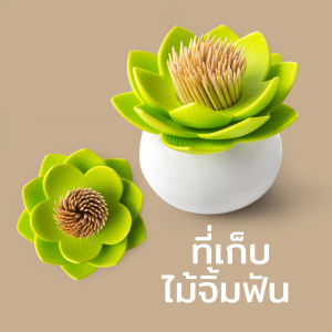 Lotus Toothpick Holder  กระปุกใส่ไม้จิ้มฟัน ดีไซน์ ดอกบัว Qualy (ควอลี่)