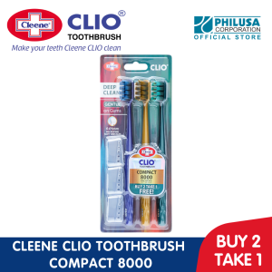 Cleene CLIO Toothbrush Compact 8000 Buy 2 Take 1