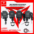 ORIGINAL MOTOWOLF PHONE HOLDER V3 360 Degree Rotatable Motowolf cp holder v3 for motorcycle cellphone holder motorcycle. 