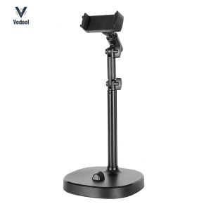 Tabletop Overhead Recording Phone Stand Aluminum Alloy Clip Ball Head Adjustable Desk Mount [Vodool Shophouse]