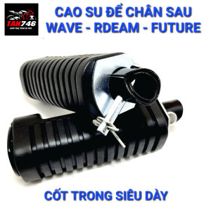 Cao su gác chân sau WAVE gác xếp sau lắp cho W Fu1 Rs và có thể lắp vừa rất nhiều dòng xe số của các hãng xe khác