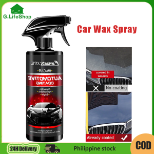 500ml Car Wax Spray and Polish Two-in-one Nano Ceramic Coating Auto Car Wash and Wax Hydrophobic