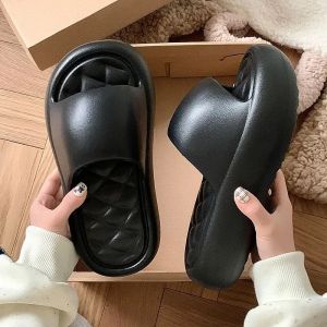 [Free Shipping] Zhao LusiS Same Style Slippers 5CM Height-Increasing Thick-Soled Slippers For Women Suitable For Summer Beach Wear Indoor And Outdoor Use With A Soft EVA Sole