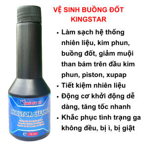 Combo Súc Động Cơ Kingstar Và Súc Béc Xăng Vệ Sinh Buồng Đốt Kingstar  Nguyên Liệu Nhập Khẩu Từ Mỹ