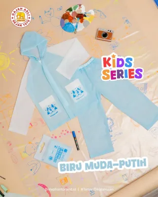 Jas Hujan Setelan Anak Kecil Lucu Imut Murah Gajah Elephant Kids