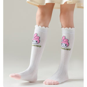 Kuromi Socks Kids Socks 2-12 Years Old Girls Medium Tube Versatile Cotton Long Socks for Childrens