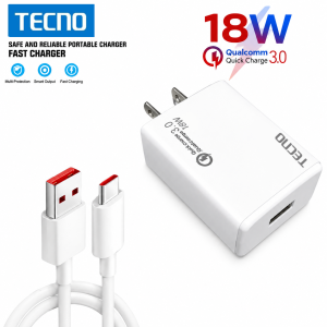 BNT: TECNO Rapid Charger Adapter with USB Cable – Fast Charging Power Kit