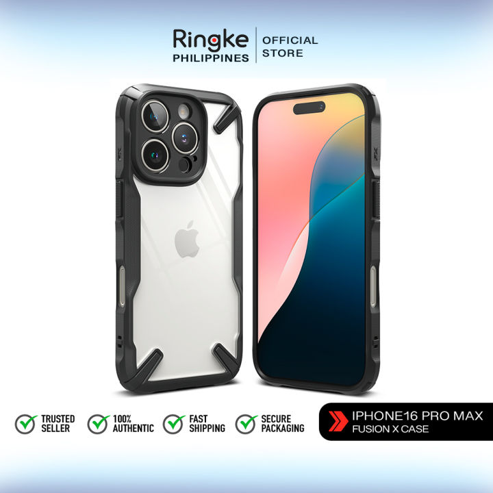 Ringke Fusion X Case for Apple iPhone 16 Pro Max Shockproof Back