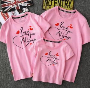 áo gia đình-nhóm-lớp LOVE YOU ALWAYS. chất đẹp đủ size đủ màu