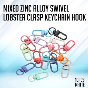 Printing View - Zinc Alloy Mixed Lobster Clasps Keychains for DIY Crafts - 10pcs per Pack