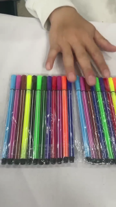 ปากกาสีน้ำสำหรับเด็กนักเรียนมืออาชีพปลอดสารพิษดินสอสีน้ำล้างทำความสะอาดได้12แบบเครื่องเขียน