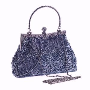 FE R Heavy Craft Beaded Embroidered Bag Evening Wear Portable Dinner Bag Classic Cheongsam Perfect Match Bridal Bag Bridesmaid Bag 1203
