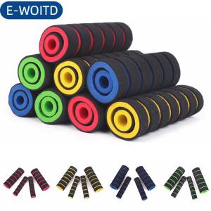 E-WOITD wenfengzhi Quansen 2 Cặp Xe Máy Ghi Đông Xe Đạp Grip + Đòn Bẩy Ly Hợp Phanh Miếng Xốp Mềm